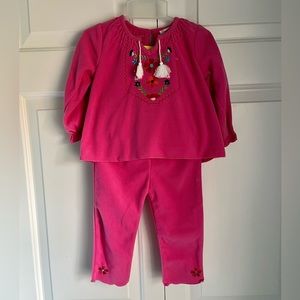 🛑 SOLD 🛑 Angel Dear NWT Boutique 2-Piece Fleece Outfit, 12-18 months